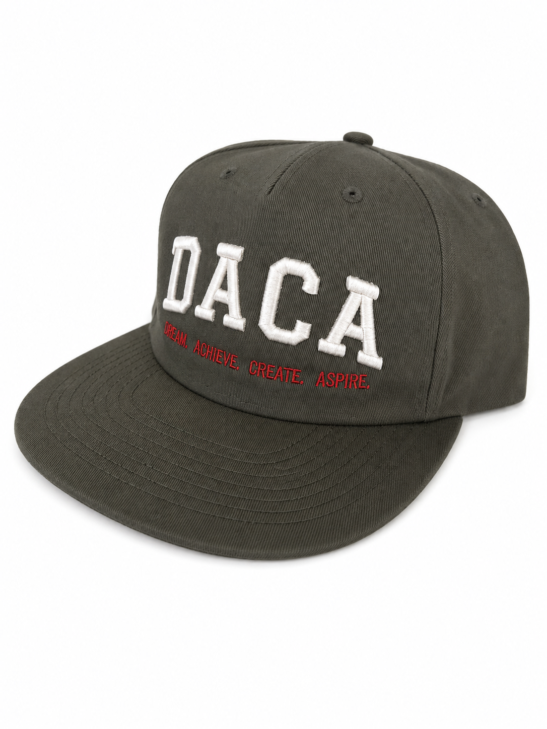 DACA Classic Snapback Hat – Dream. Achieve. Create. Aspire. Embroidery