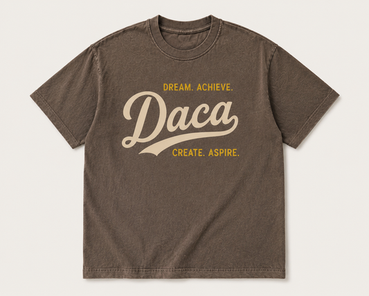 DACA Heritage Tee – Vintage Brown Edition