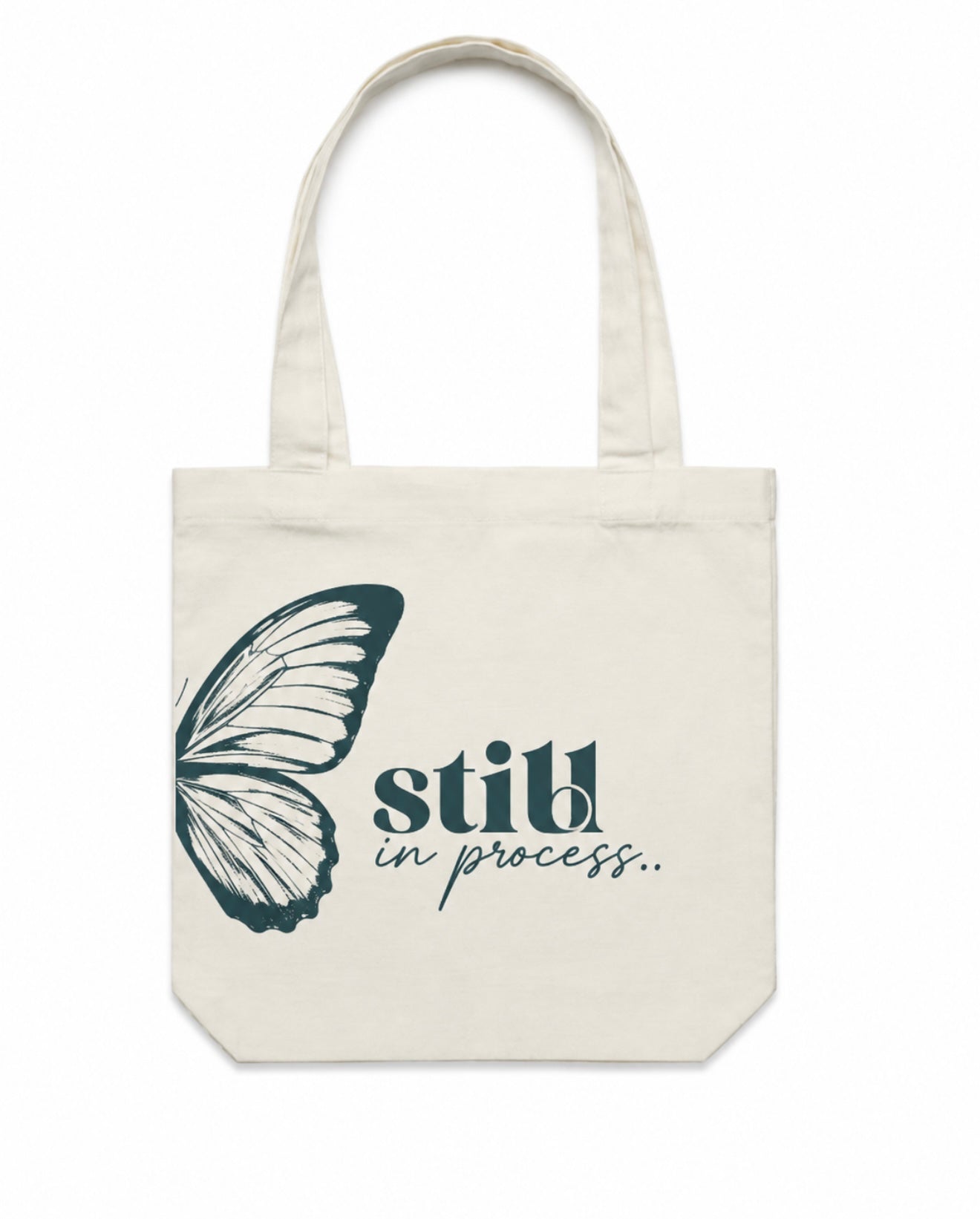 Still in Process Butterfly Tote Bag